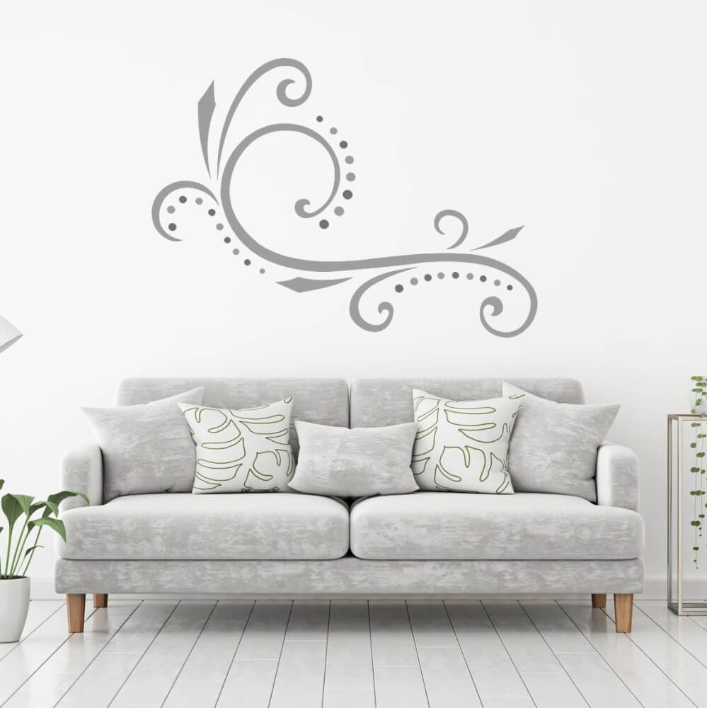 Ornament Wandschablone zum Malen 