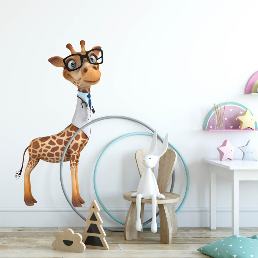 Wandtattoo - Dr. Giraffe