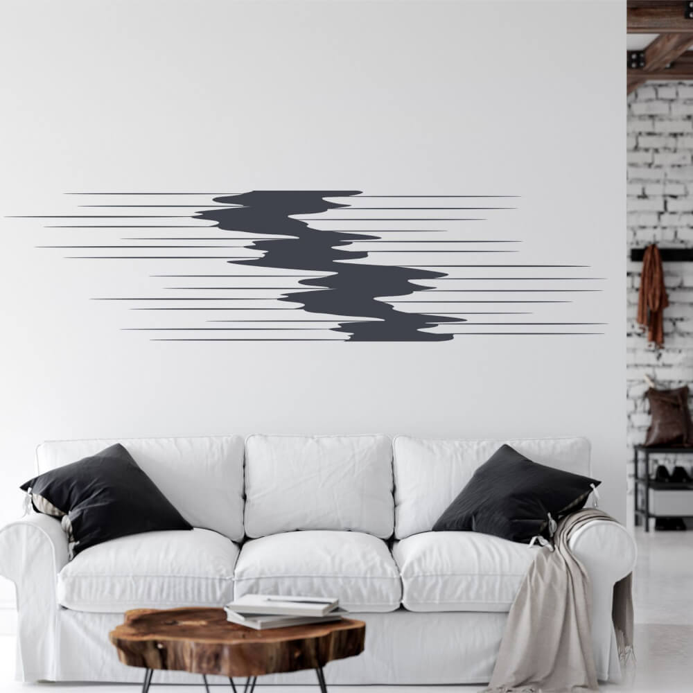 Wanddekoration Linien 