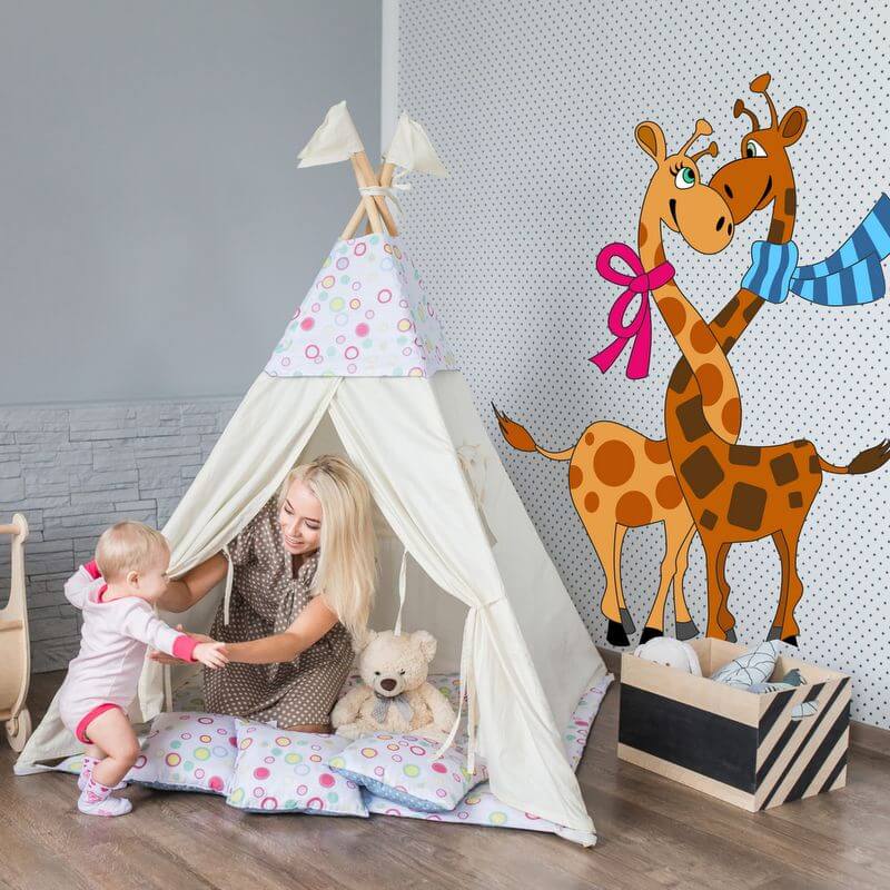 Wandtattoo - Giraffen