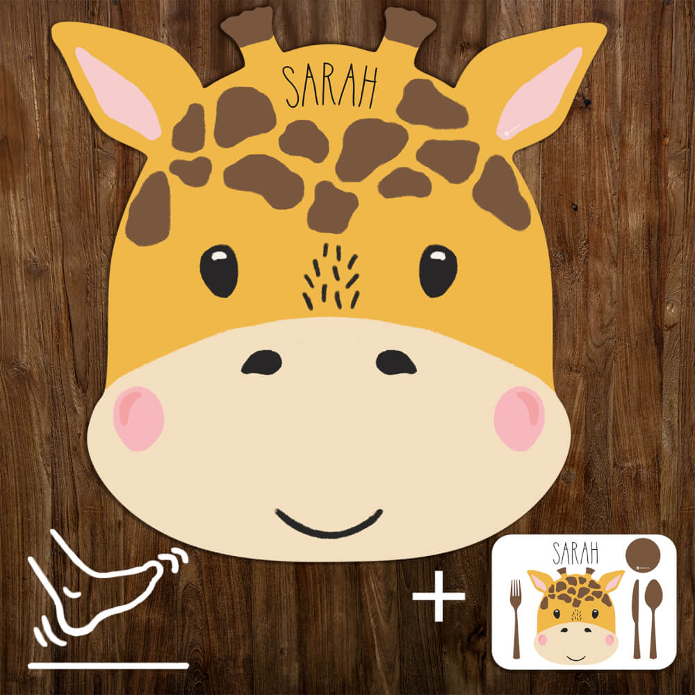 Kinderspielteppich - Giraffe